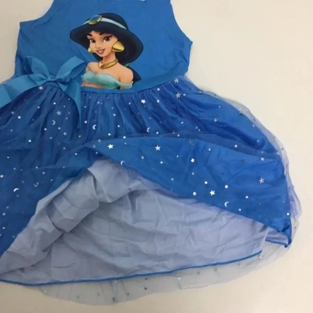 Boutique Princess Jasmine Cute Sparkly Dress Tutu sweet girl - Picture 6 of 9